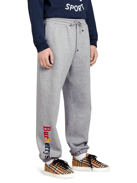 burberry rainbow logo sweatpants|burberry shorts men.